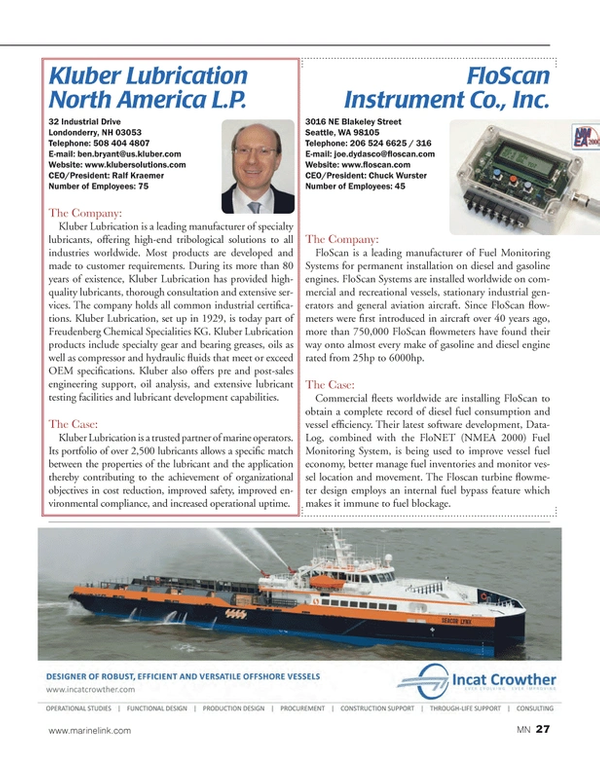 Marine News Magazine, page 27,  Aug 2014
