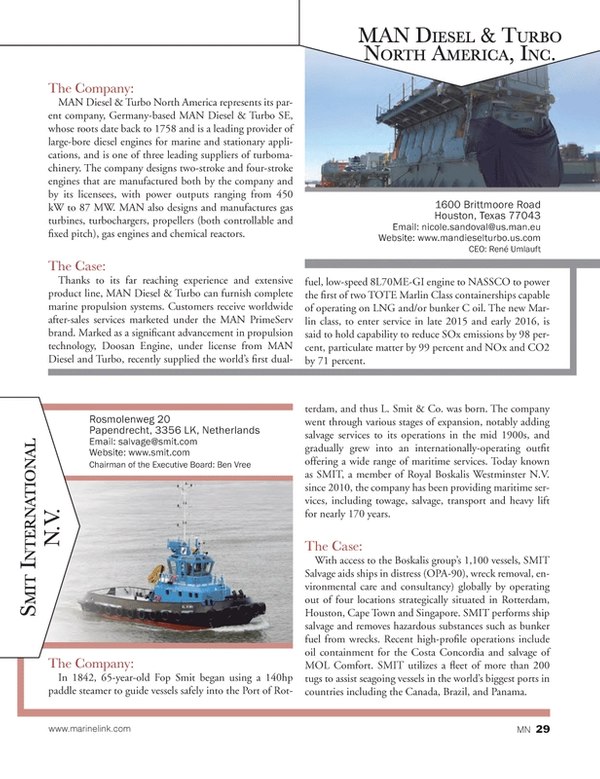 Marine News Magazine, page 29,  Aug 2014