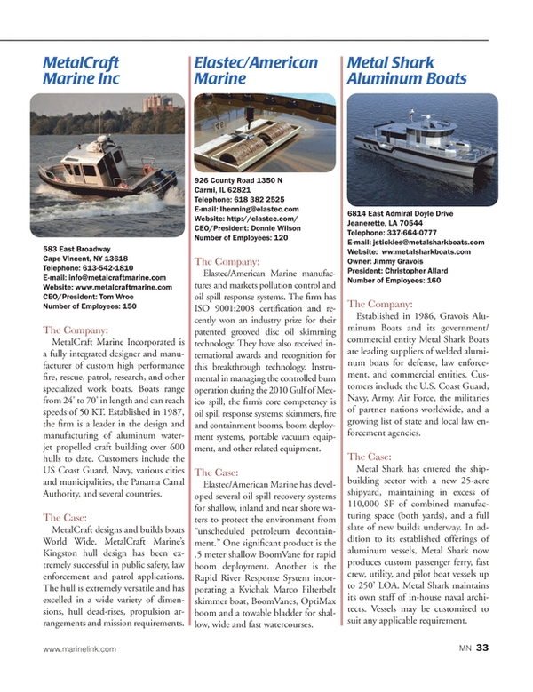 Marine News Magazine, page 33,  Aug 2014