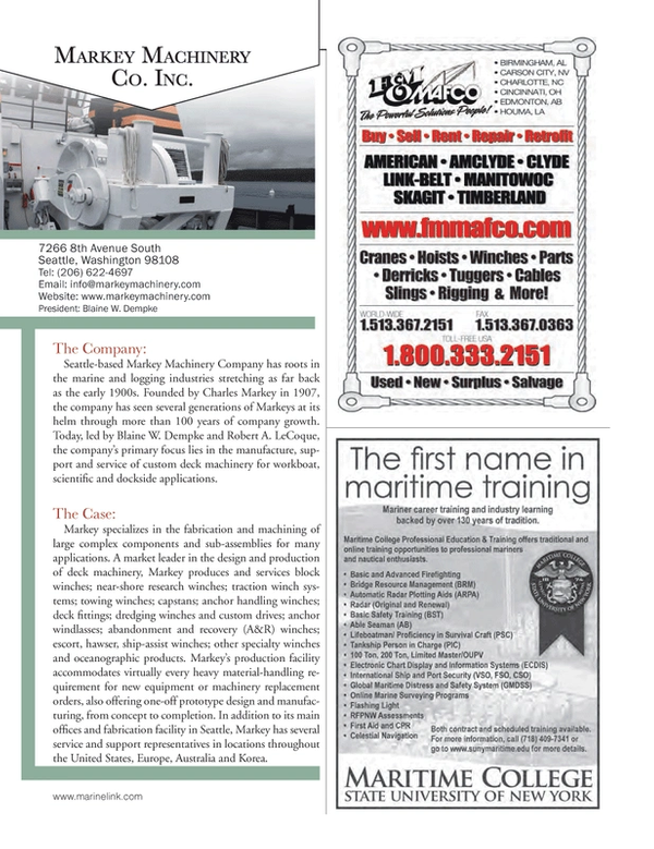 Marine News Magazine, page 57,  Aug 2014