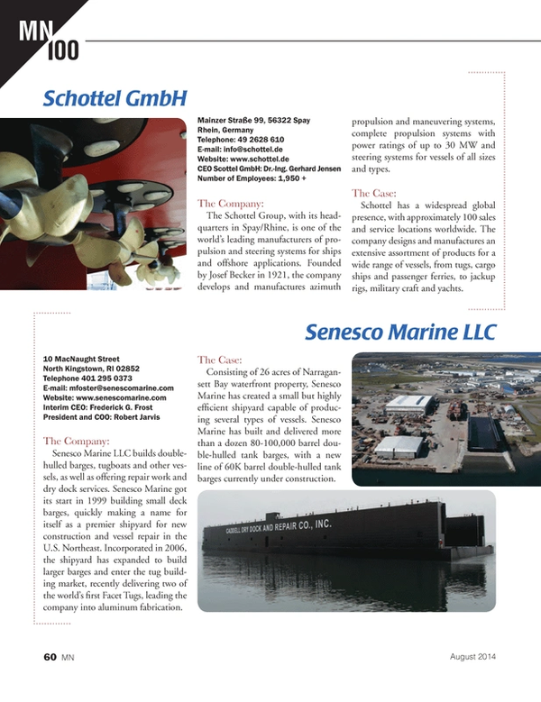 Marine News Magazine, page 60,  Aug 2014