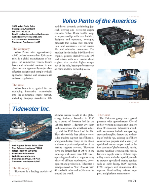 Marine News Magazine, page 71,  Aug 2014