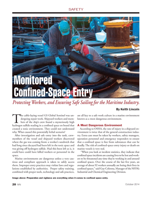 Marine News Magazine, page 20,  Oct 2014