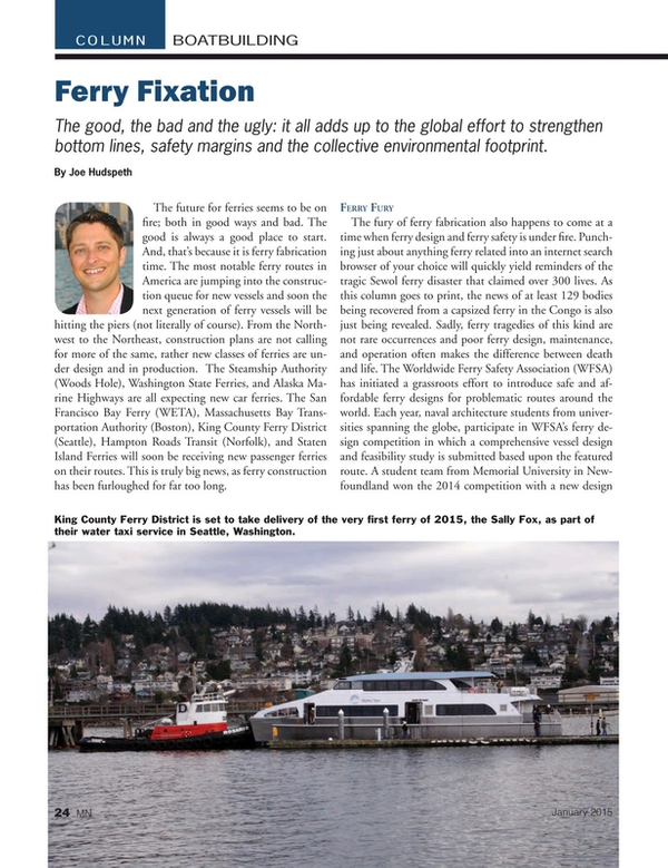 Marine News Magazine, page 24,  Jan 2015