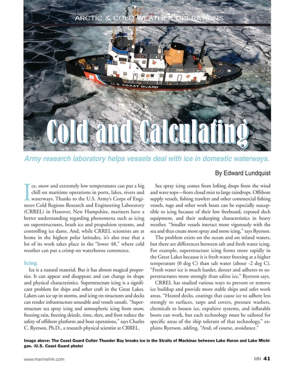 Marine News Magazine, page 41,  Jan 2015