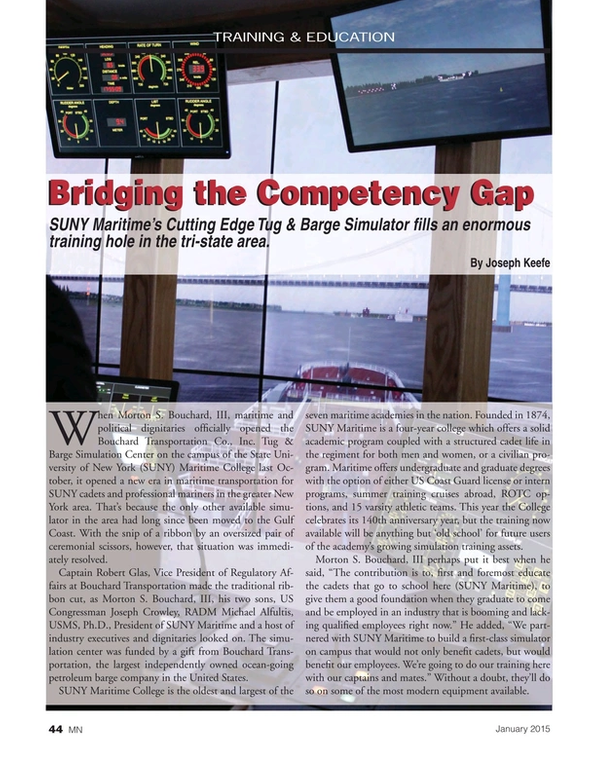 Marine News Magazine, page 44,  Jan 2015