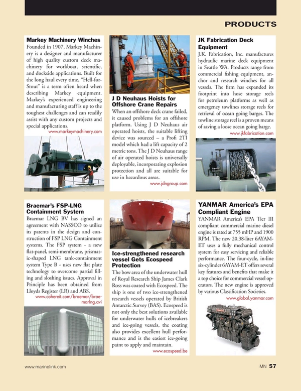 Marine News Magazine, page 57,  Jan 2015