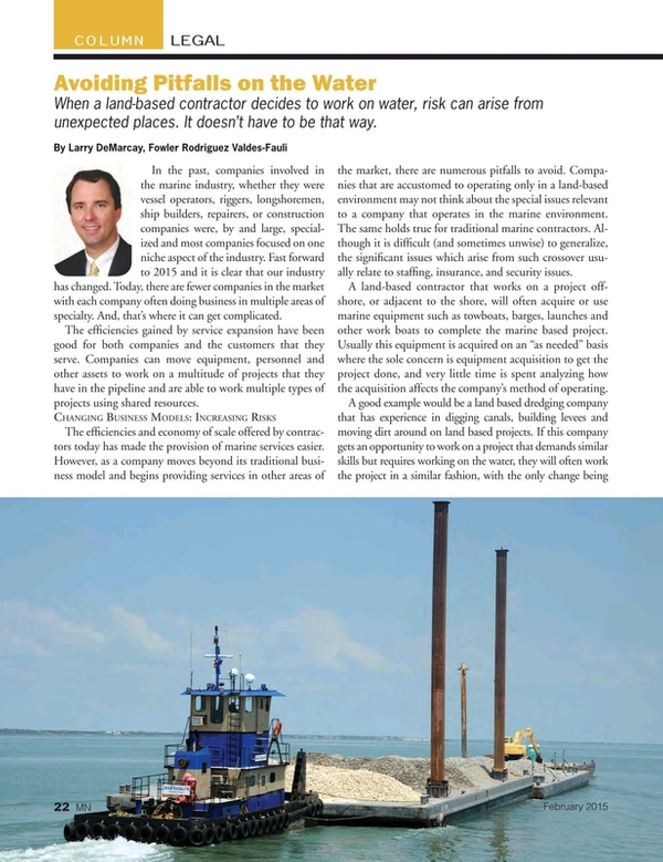 Marine News Magazine, page 22,  Feb 2015