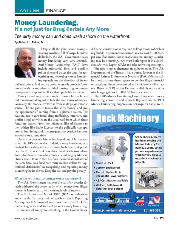 Marine News Magazine, page 21,  Jul 2015