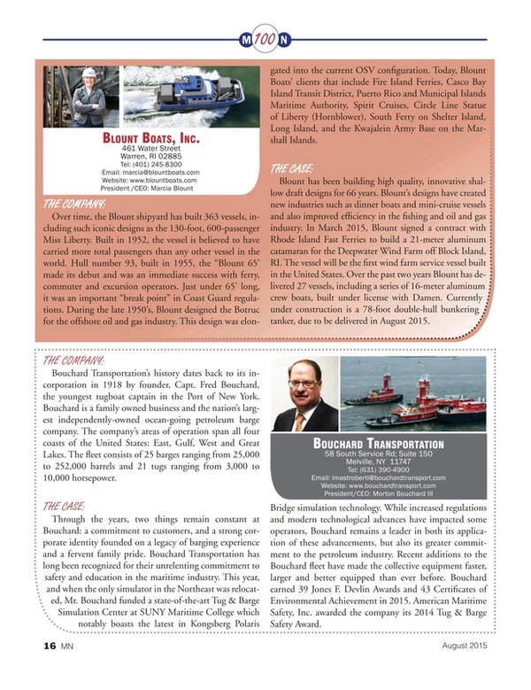 Marine News Magazine, page 16,  Aug 2015