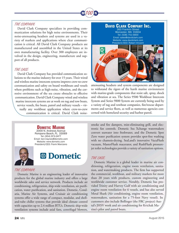 Marine News Magazine, page 24,  Aug 2015