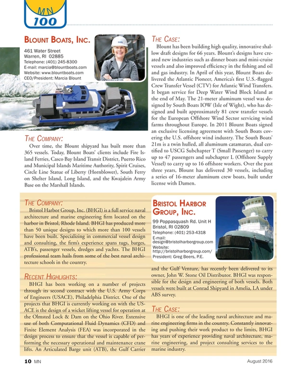 Marine News Magazine, page 10,  Aug 2016