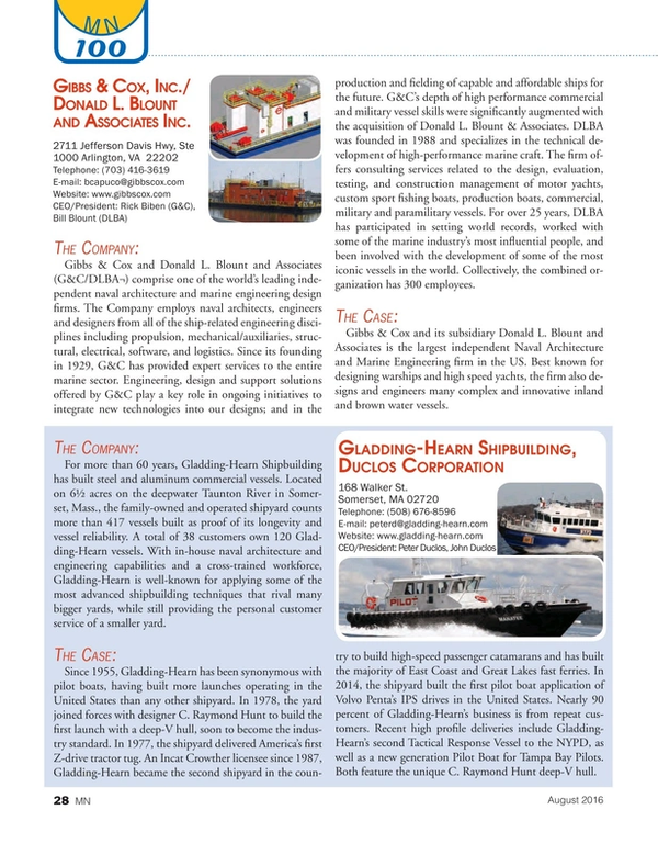 Marine News Magazine, page 28,  Aug 2016