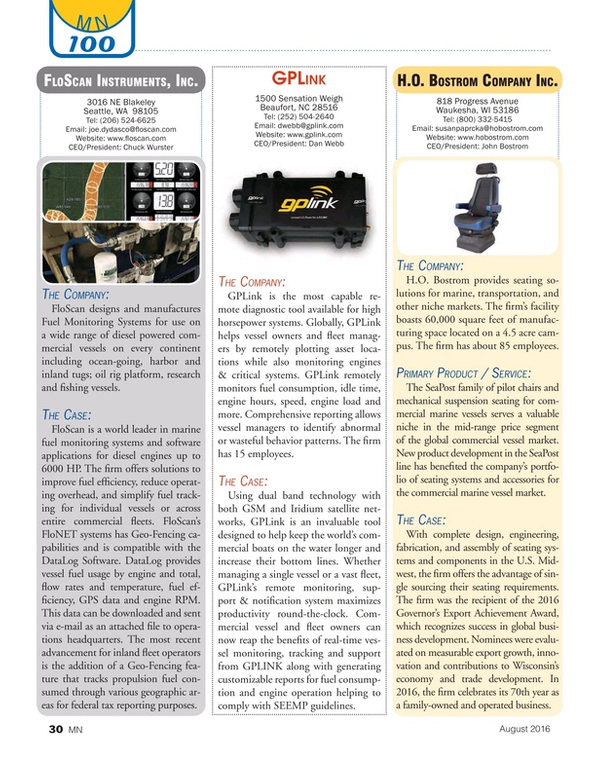 Marine News Magazine, page 30,  Aug 2016