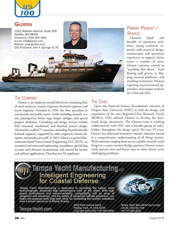 Marine News Magazine, page 36,  Aug 2016