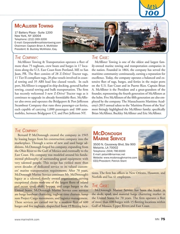 Marine News Magazine, page 75,  Aug 2016