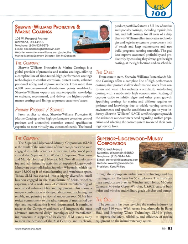 Marine News Magazine, page 81,  Aug 2016