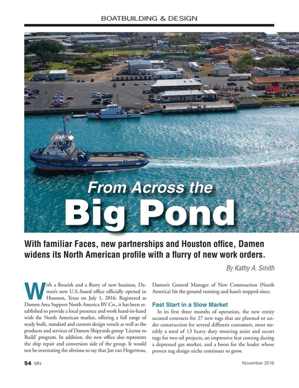 Marine News Magazine, page 54,  Nov 2016