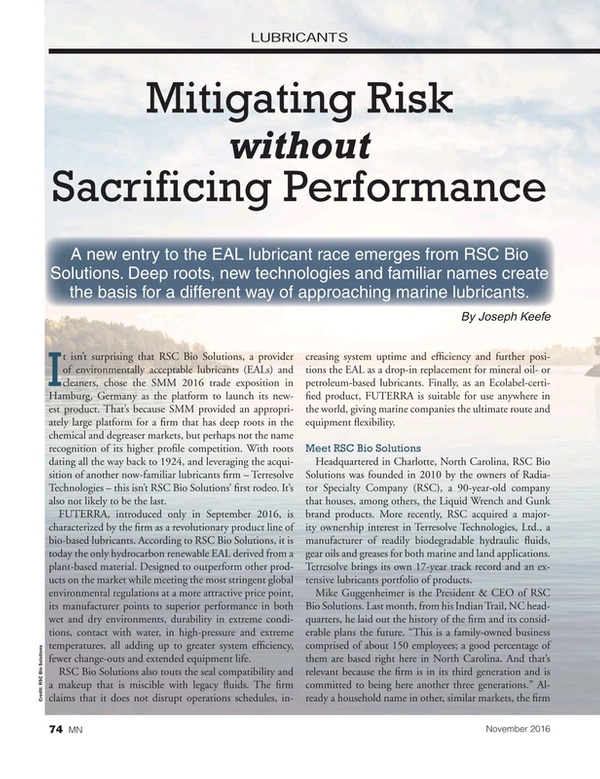 Marine News Magazine, page 74,  Nov 2016