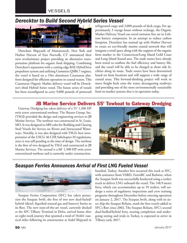 Marine News Magazine, page 50,  Jan 2017