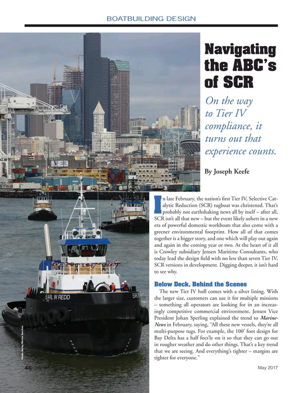 Marine News Magazine, page 46,  May 2017