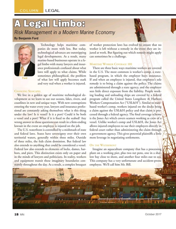 Marine News Magazine, page 18,  Oct 2017