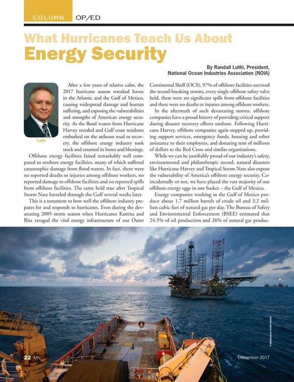 Marine News Magazine, page 22,  Dec 2017