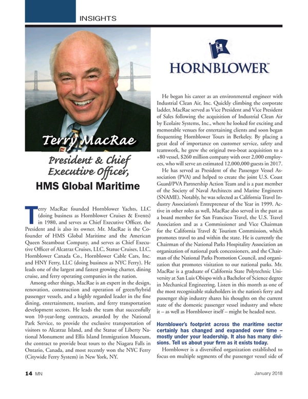 Marine News Magazine, page 14,  Jan 2018