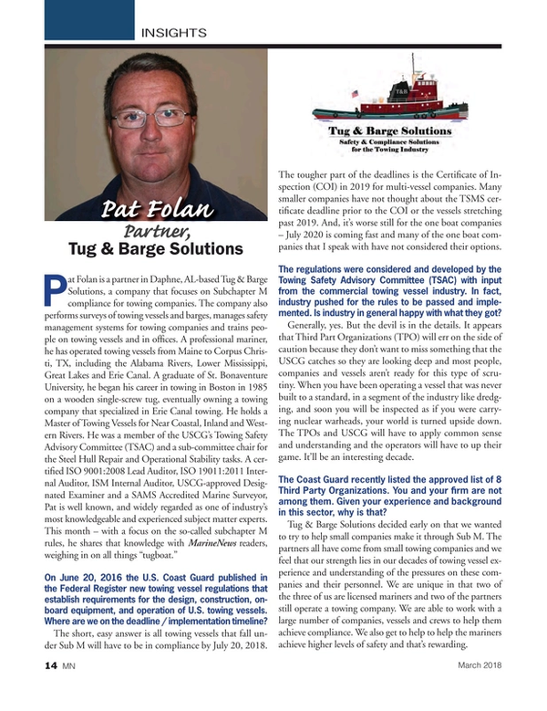 Marine News Magazine, page 14,  Mar 2018