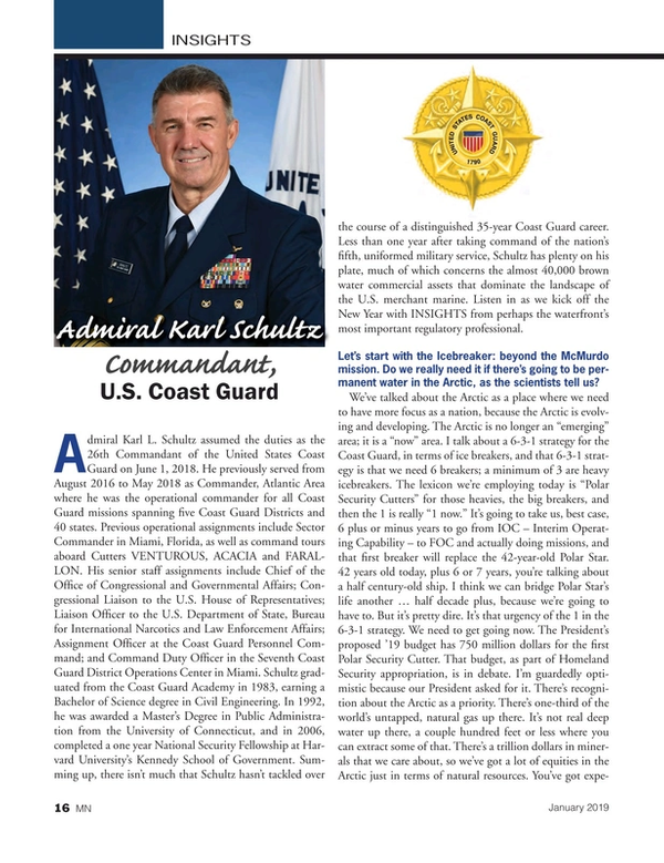 Marine News Magazine, page 16,  Jan 2019