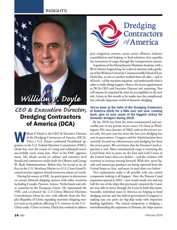 Marine News Magazine, page 14,  Feb 2019