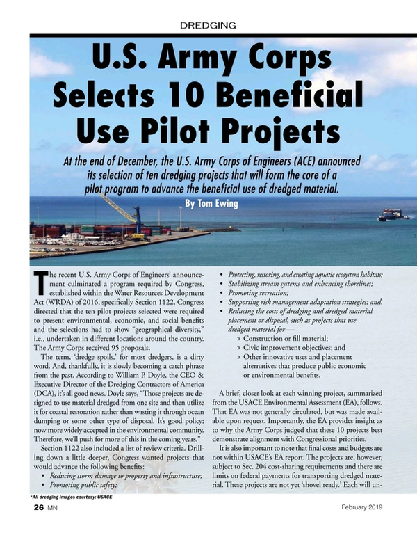 Marine News Magazine, page 26,  Feb 2019