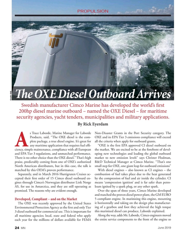 Marine News Magazine, page 24,  Jun 2019