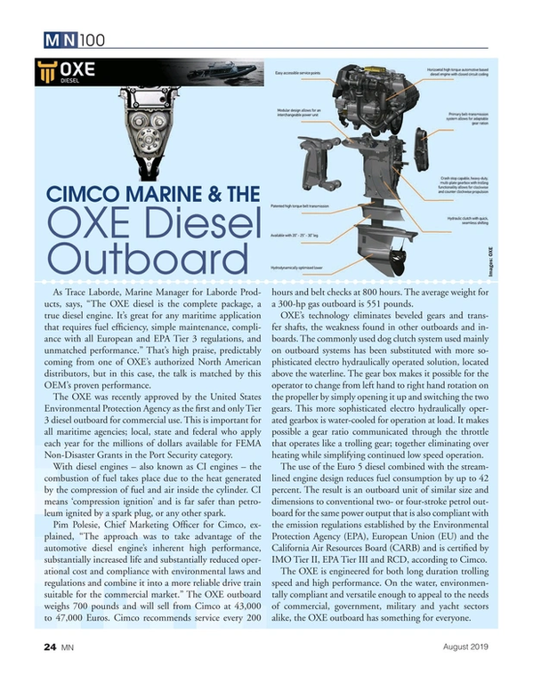 Marine News Magazine, page 24,  Aug 2019