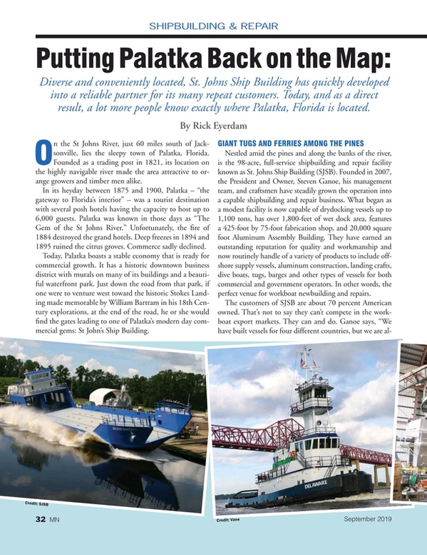 Marine News Magazine, page 32,  Sep 2019