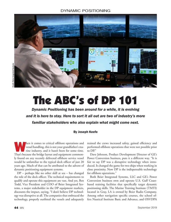 Marine News Magazine, page 44,  Sep 2019