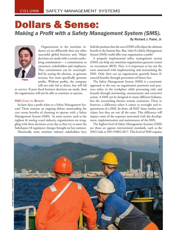 Marine News Magazine, page 26,  Nov 2019