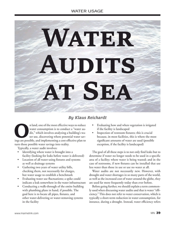 Marine News Magazine, page 39,  Jan 2020