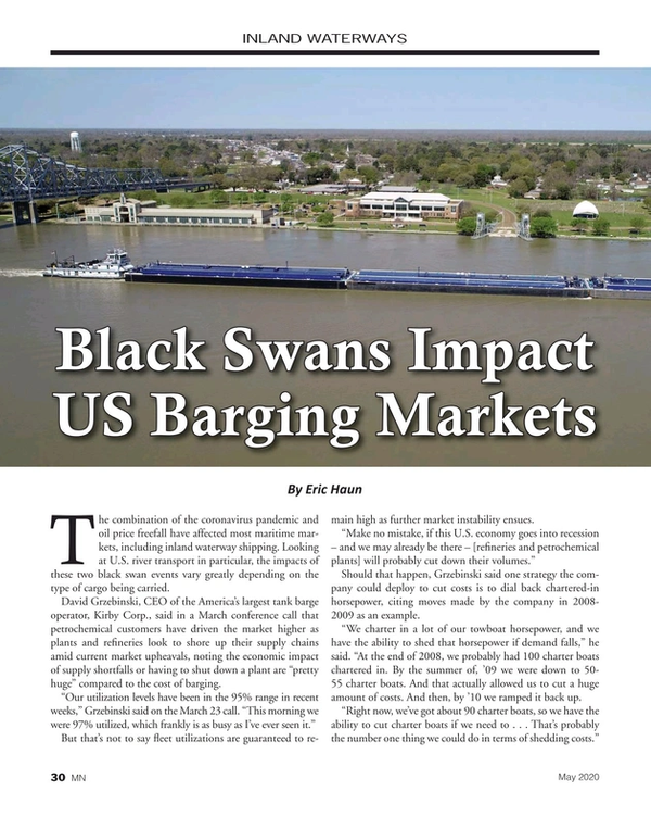 Marine News Magazine, page 30,  May 2020