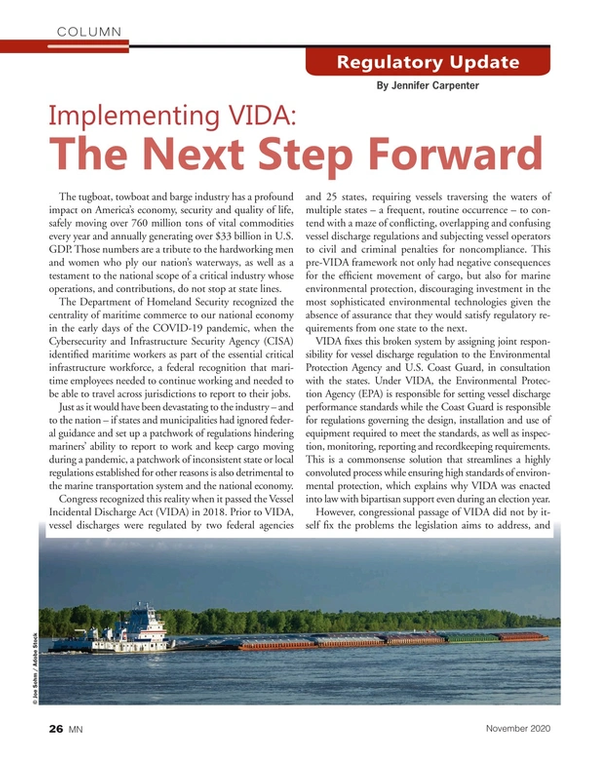 Marine News Magazine, page 26,  Nov 2020