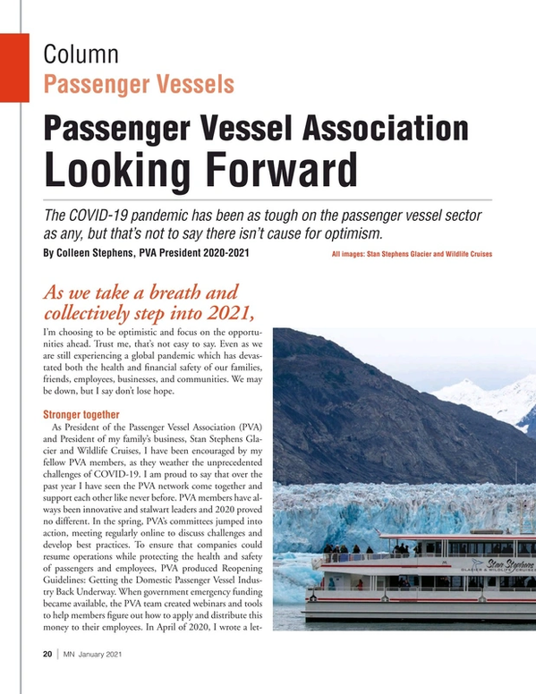 Marine News Magazine, page 20,  Jan 2021