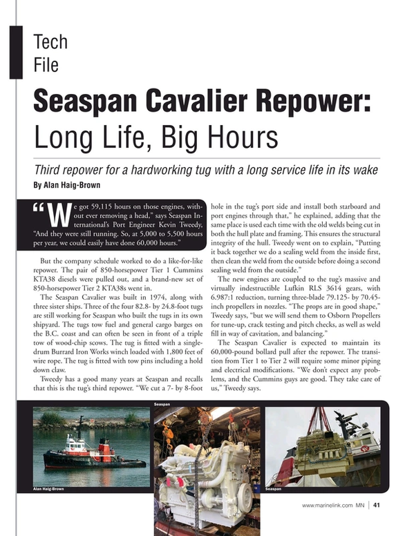 Marine News Magazine, page 41,  Jan 2021