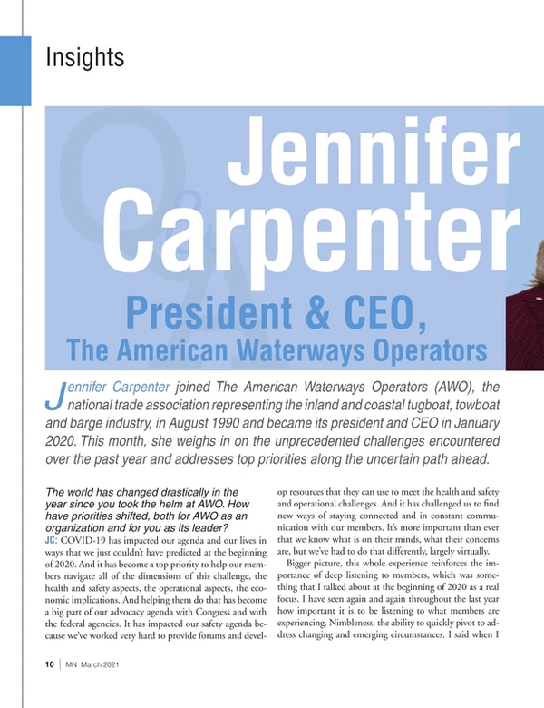 Marine News Magazine, page 10,  Mar 2021