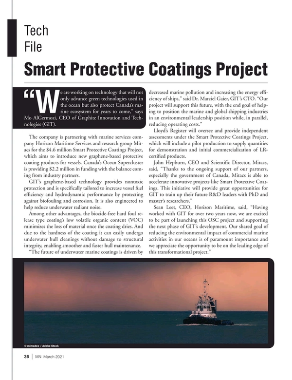 Marine News Magazine, page 36,  Mar 2021