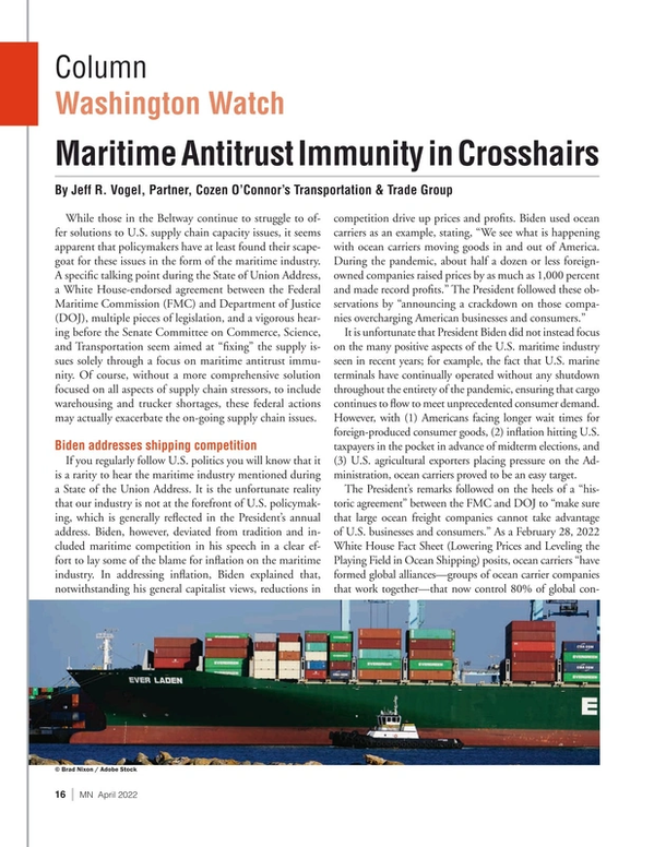 Marine News Magazine, page 16,  Apr 2022