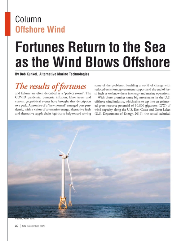 Marine News Magazine, page 30,  Nov 2022