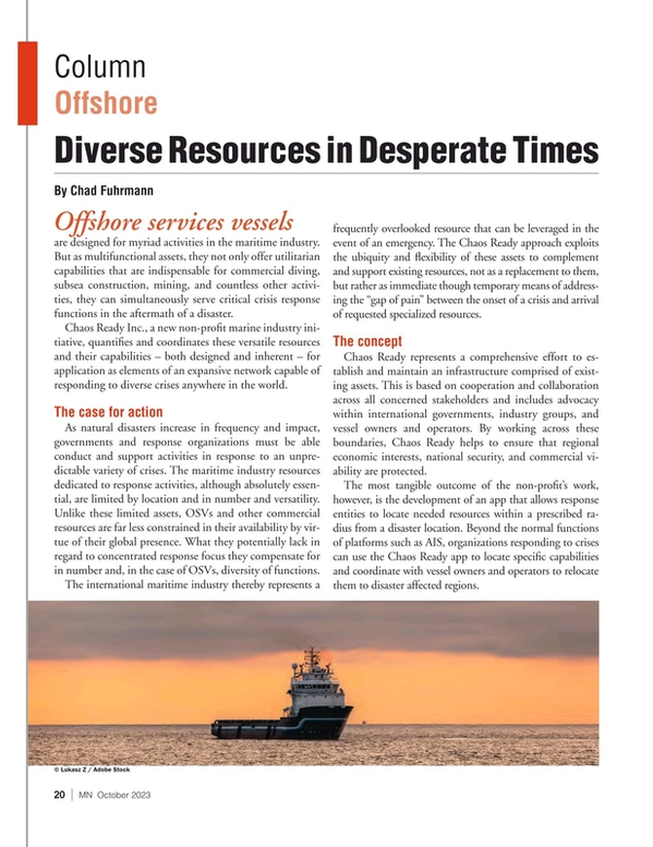 Marine News Magazine, page 20,  Oct 2023