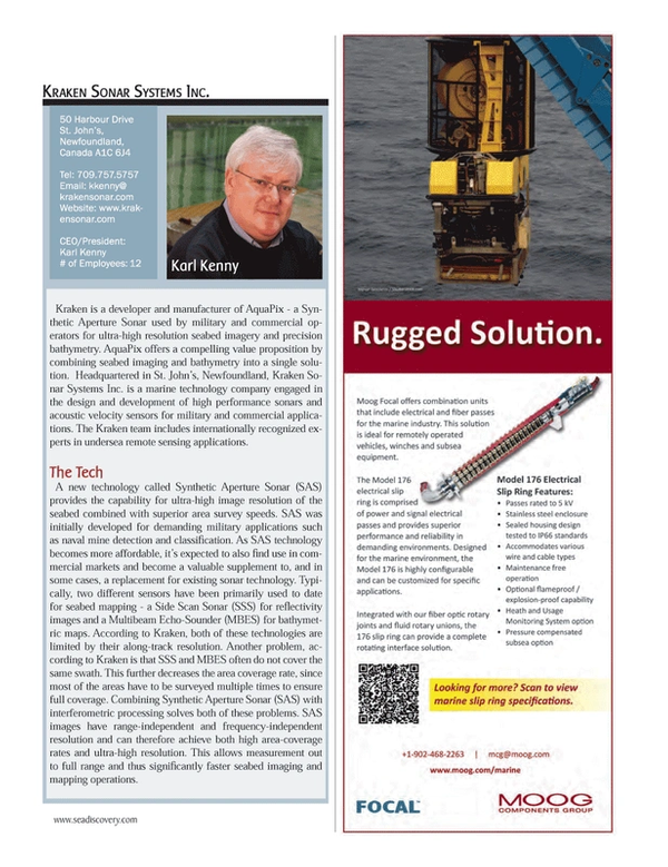 Marine Technology Magazine, page 15,  Jul 2013