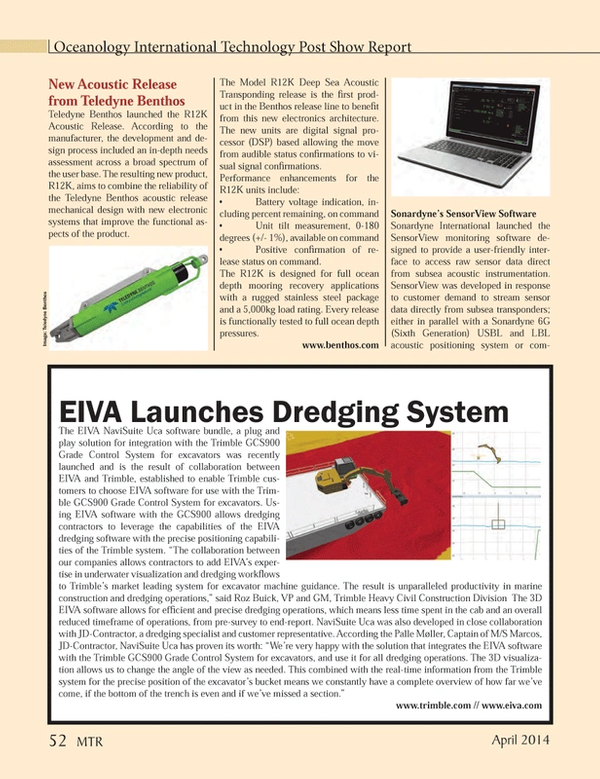 Marine Technology Magazine, page 52,  Apr 2014