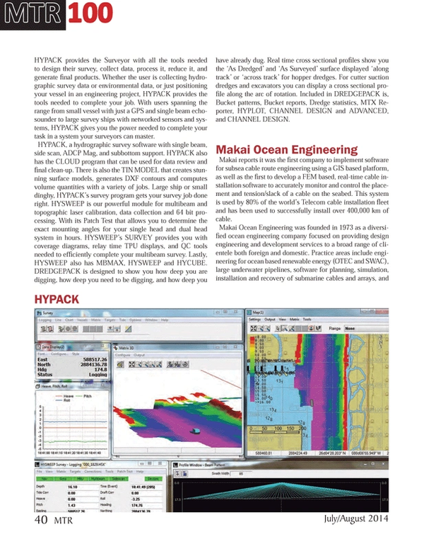 Marine Technology Magazine, page 40,  Jul 2014